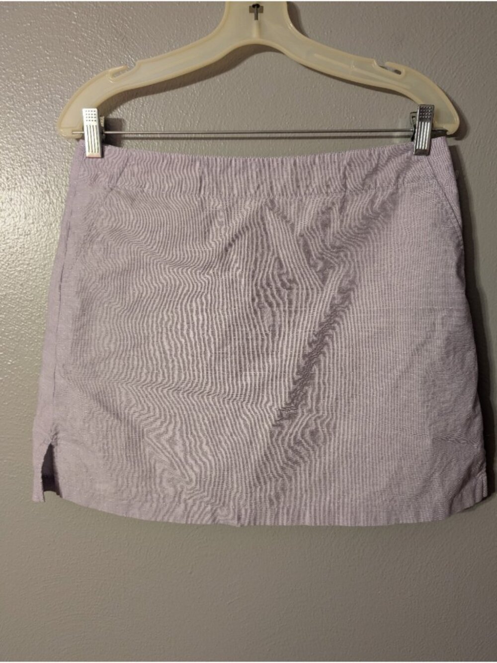 Lady Hagen Essentials Golf Skort Sz 6 Purple Pastel Cotton Micro Dot Mini - Picture 2 of 9